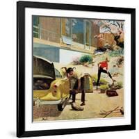 "Rock Garden," April 22, 1961-George Hughes-Framed Giclee Print