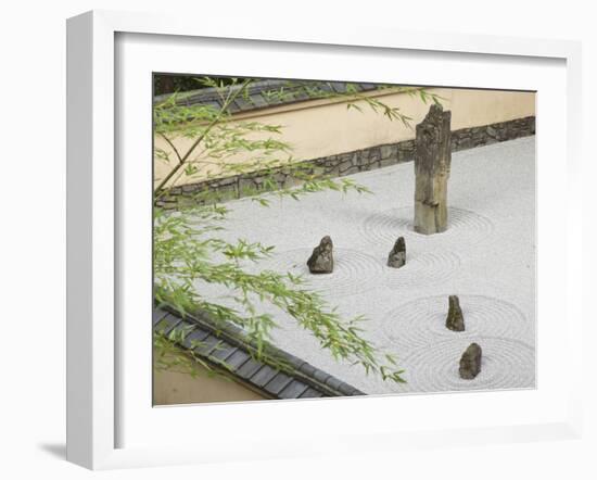 Rock Garden, Portland Japanese Garden, Oregon, USA-William Sutton-Framed Premium Photographic Print