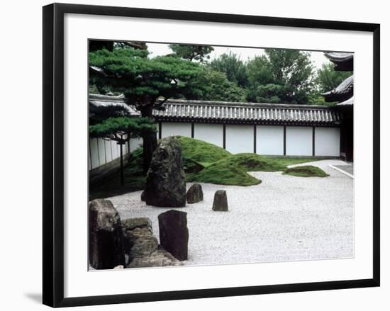 Rock Garden, Tofuku-Ji Temple, Kyoto, Japan-null-Framed Photographic Print