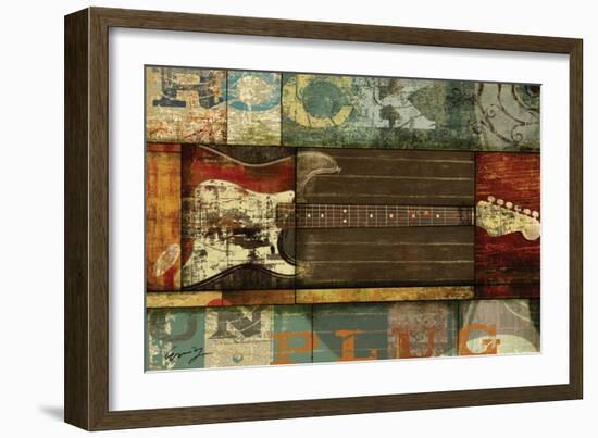 Rock Guitar-Eric Yang-Framed Art Print