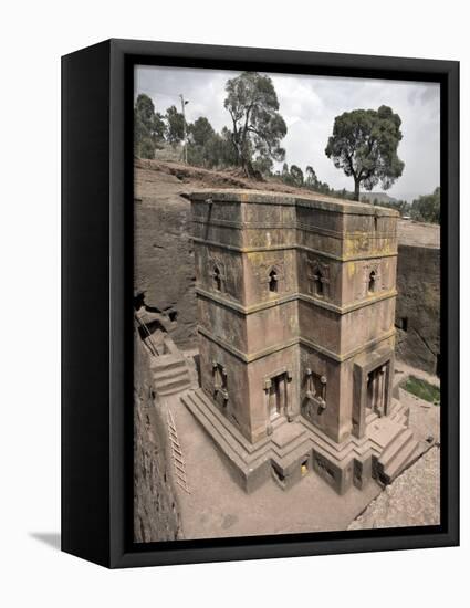 Rock-Hewn Church of Bet Giyorgis, in Lalibela, Ethiopia-Mcconnell Andrew-Framed Stretched Canvas