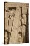 Rock-Hewn Statues of Ramses Ii on Left-Richard Maschmeyer-Stretched Canvas