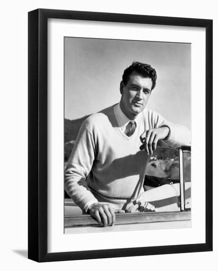 Rock Hudson, 1954-null-Framed Photo