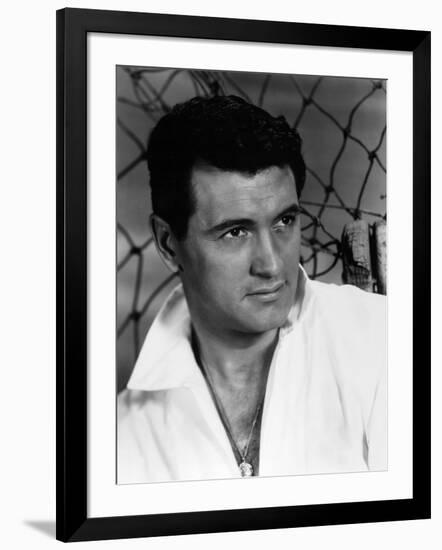 Rock Hudson, 1956-null-Framed Photographic Print