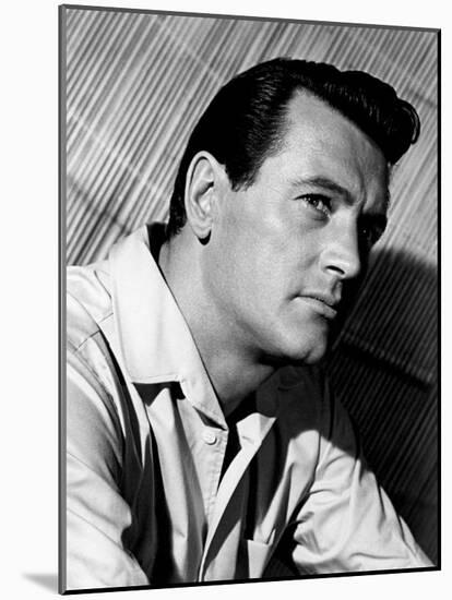 Rock Hudson, 1960-null-Mounted Photo