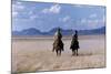 Rock Hudson and Elizabeth Taylor Ride Horses During the Filming of 'Giant', Marfa, Texas, 1956-Allan Grant-Mounted Photographic Print