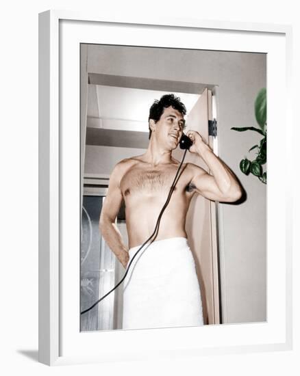 Rock Hudson, ca. 1950s-null-Framed Photo