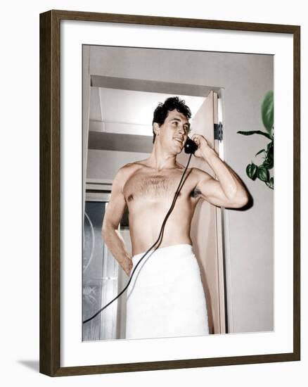 Rock Hudson, ca. 1950s-null-Framed Photo