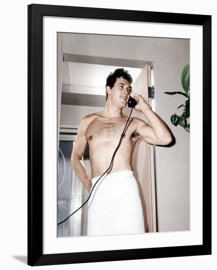 Rock Hudson, ca. 1950s-null-Framed Photo