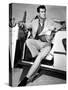 Rock Hudson in a Convertible, 1959-null-Stretched Canvas