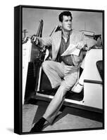 Rock Hudson in a Convertible, 1959-null-Framed Stretched Canvas