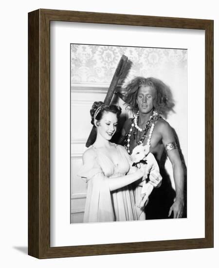 Rock Hudson, Piper Laurie-null-Framed Photographic Print