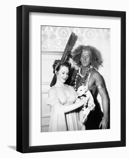 Rock Hudson, Piper Laurie-null-Framed Photographic Print