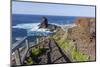 Rock in the Sea Near Santo Domingo, 'Roque De Santo Domingo', La Palma, Canary Islands, Spain-Gerhard Wild-Mounted Photographic Print