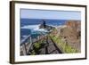 Rock in the Sea Near Santo Domingo, 'Roque De Santo Domingo', La Palma, Canary Islands, Spain-Gerhard Wild-Framed Photographic Print