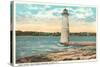 Rock Island Lighthouse, Thousand Islands, New York-null-Stretched Canvas