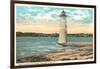 Rock Island Lighthouse, Thousand Islands, New York-null-Framed Art Print