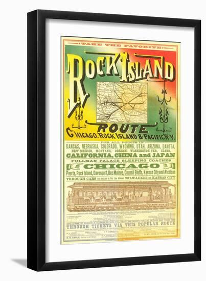 Rock Island Line Poster-null-Framed Art Print