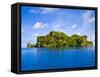 Rock Islands, Republic of Palau, Pacific-Nico Tondini-Framed Stretched Canvas