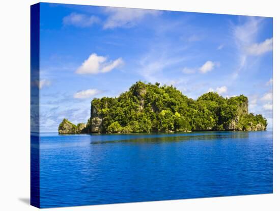 Rock Islands, Republic of Palau, Pacific-Nico Tondini-Stretched Canvas