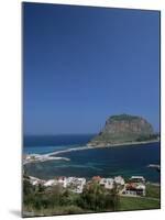 Rock Known as the Gibraltar of Greece, Monemvasia, Greece-Tony Gervis-Mounted Photographic Print