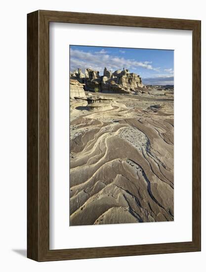 Rock Layers in the Badlands, Bisti Wilderness, New Mexico, United States of America, North America-James Hager-Framed Photographic Print