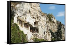 Rock Monastery, Rusenski Lom National Park, Bulgaria, Europe-Christian Kober-Framed Stretched Canvas