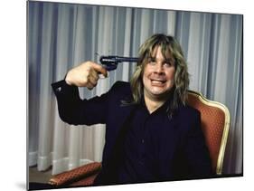 Rock Musician Ozzy Osbourne-David Mcgough-Mounted Premium Photographic Print