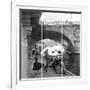 Rock 'N' Roll Dancers On Paris Quays, River Seine,-Paul Almasy-Framed Giclee Print