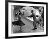 Rock 'n' Roll Dancers on Quays of Paris, River Seine, 1950s-Paul Almasy-Framed Giclee Print