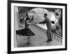 Rock 'n' Roll Dancers on Quays of Paris, River Seine, 1950s-Paul Almasy-Framed Giclee Print