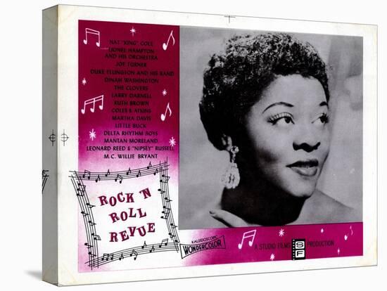 Rock 'N' Roll Revue, Dinah Washington, 1955-null-Stretched Canvas