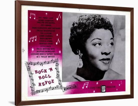 Rock 'N' Roll Revue, Dinah Washington, 1955-null-Framed Art Print