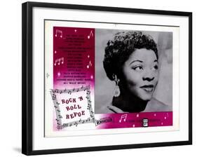 Rock 'N' Roll Revue, Dinah Washington, 1955-null-Framed Art Print