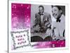 Rock 'N' Roll Revue, from Left: Lionel Hampton, Joe Turner, 1955-null-Stretched Canvas
