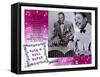 Rock 'N' Roll Revue, from Left: Lionel Hampton, Joe Turner, 1955-null-Framed Stretched Canvas