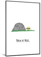 Rock 'n' Roll - Tom Cronin Doodles Cartoon Print-Tom Cronin-Mounted Giclee Print