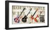 Rock 'N' Roll Wall-Steven Hill-Framed Art Print