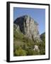 Rock of Castellane Towering Above a Small House-Chris Hellier-Framed Photographic Print