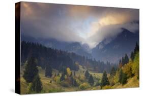 Rock of the King, Piatra Craiului National Park, Transylvania, Carpathian Mountains, Romania-Dörr-Stretched Canvas