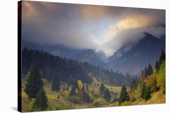 Rock of the King, Piatra Craiului National Park, Transylvania, Carpathian Mountains, Romania-Dörr-Stretched Canvas