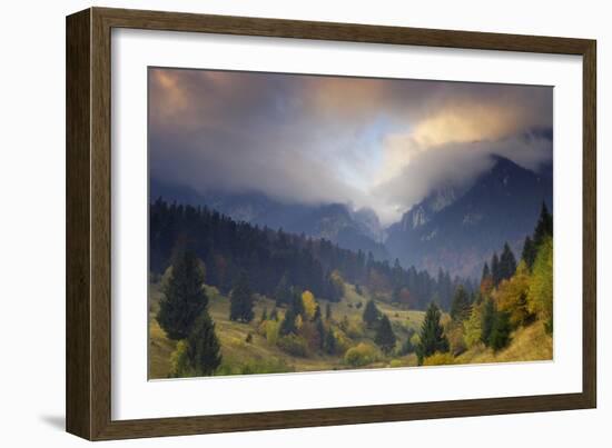 Rock of the King, Piatra Craiului National Park, Transylvania, Carpathian Mountains, Romania-Dörr-Framed Photographic Print