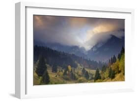 Rock of the King, Piatra Craiului National Park, Transylvania, Carpathian Mountains, Romania-Dörr-Framed Photographic Print