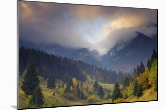 Rock of the King, Piatra Craiului National Park, Transylvania, Carpathian Mountains, Romania-Dörr-Mounted Photographic Print