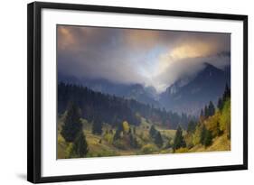 Rock of the King, Piatra Craiului National Park, Transylvania, Carpathian Mountains, Romania-Dörr-Framed Photographic Print