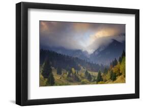 Rock of the King, Piatra Craiului National Park, Transylvania, Carpathian Mountains, Romania-Dörr-Framed Photographic Print