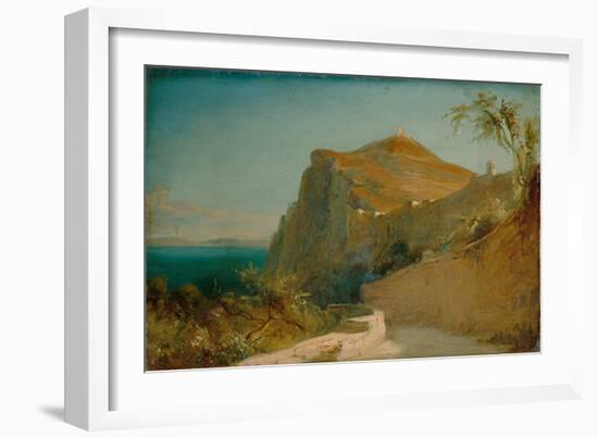 Rock of Tiberius, Capri-Carl Blechen-Framed Giclee Print