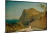 Rock of Tiberius, Capri-Carl Blechen-Mounted Giclee Print