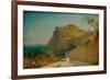 Rock of Tiberius, Capri-Carl Blechen-Framed Giclee Print