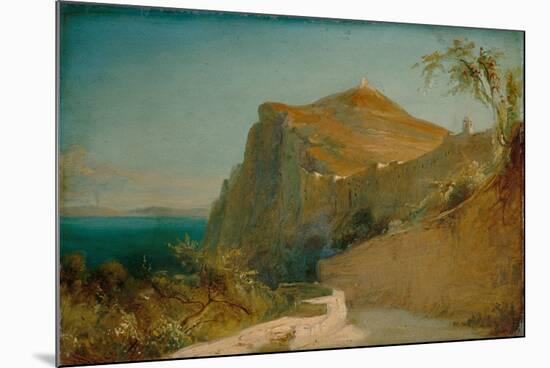 Rock of Tiberius, Capri-Carl Blechen-Mounted Giclee Print